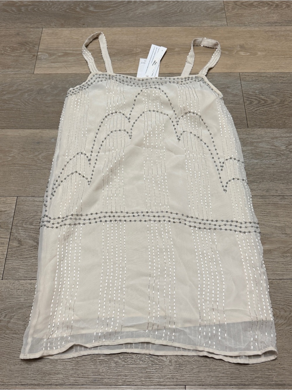 Susana Monaco Piper beaded mini dress New With Defects Size 2